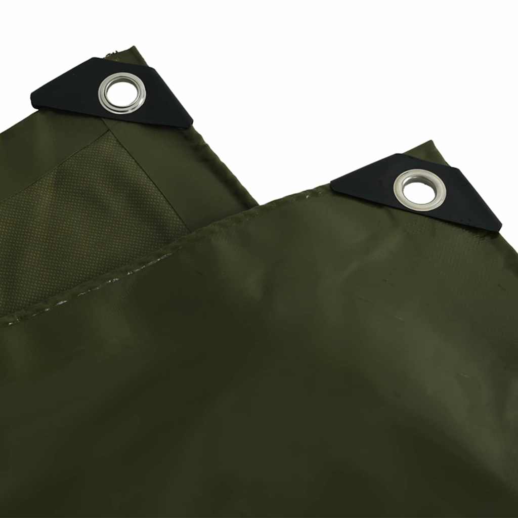 Zeil 650g / m² Olijf Groen 3,5 x 5 m Canvas met PVC-coating