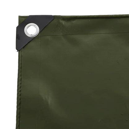 Zeil 650g / m² Olijf Groen 2,5 x 4,5 m Canvas met PVC-coating