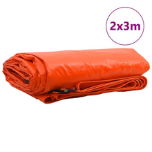 Zeil 650g / m² Oranje 2 x 3 m Canvas met PVC-coating