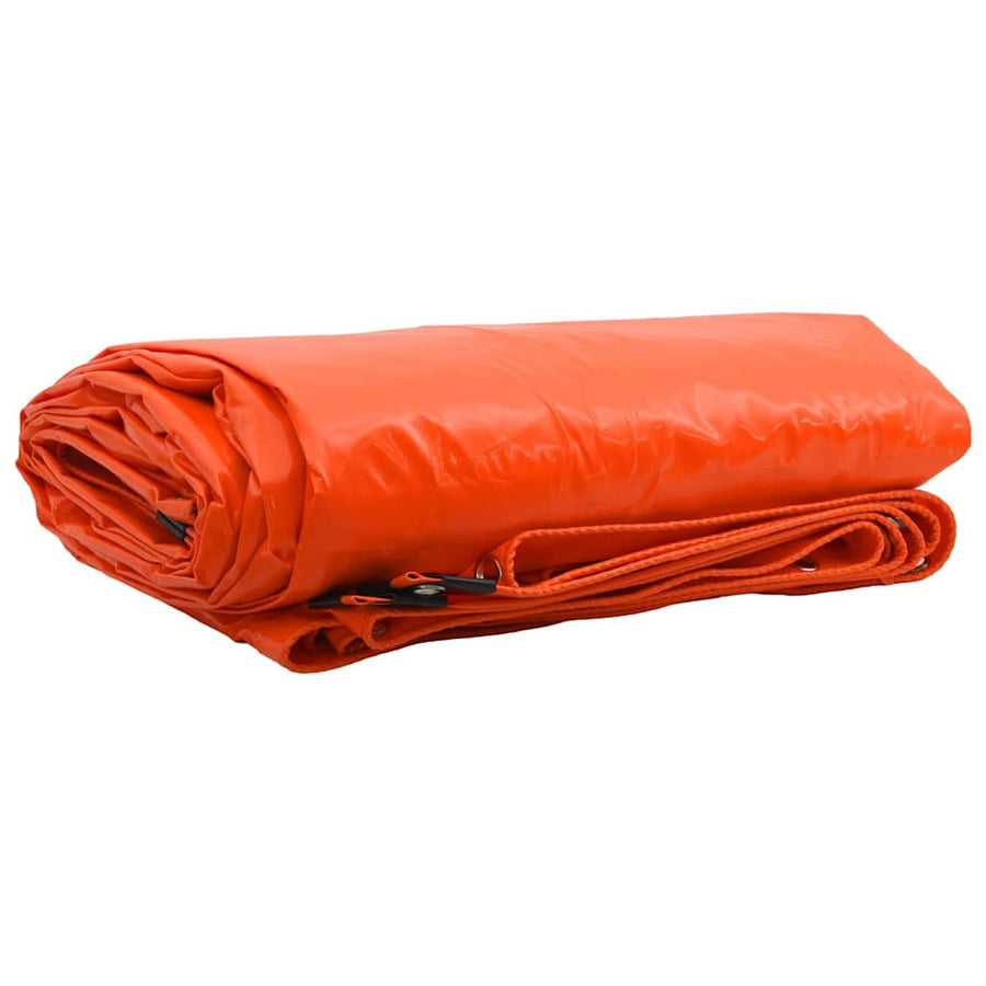 Zeil 650g / m² Oranje 3 x 4 m Canvas met PVC-coating
