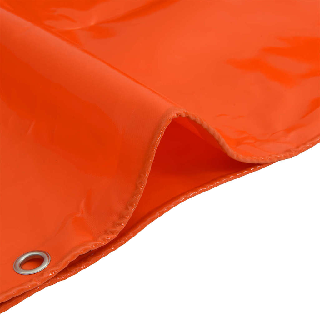 Zeil 650g / m² Oranje 3 x 5 m Canvas met PVC-coating