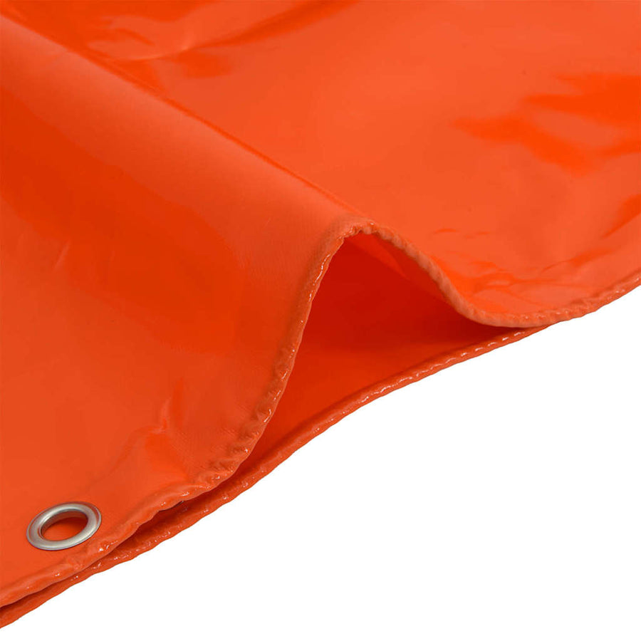 Zeil 650g / m² Oranje 4 x 7 m Canvas met PVC-coating