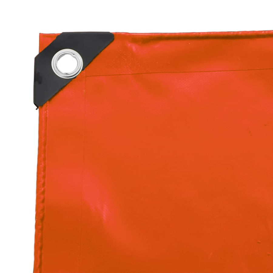 Zeil 650g / m² Oranje 4 x 7 m Canvas met PVC-coating