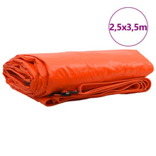 Zeil 650g / m² Oranje 2,5 x 3,5 m Canvas met PVC-coating