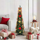 Kunstkerstboom 120 cm groen met 50 LED