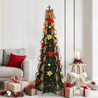 Kunstkerstboom 185 cm groen met 150 LED