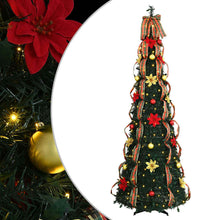 Kunstkerstboom met 200 LED met standaard Groen 210 cm PVC