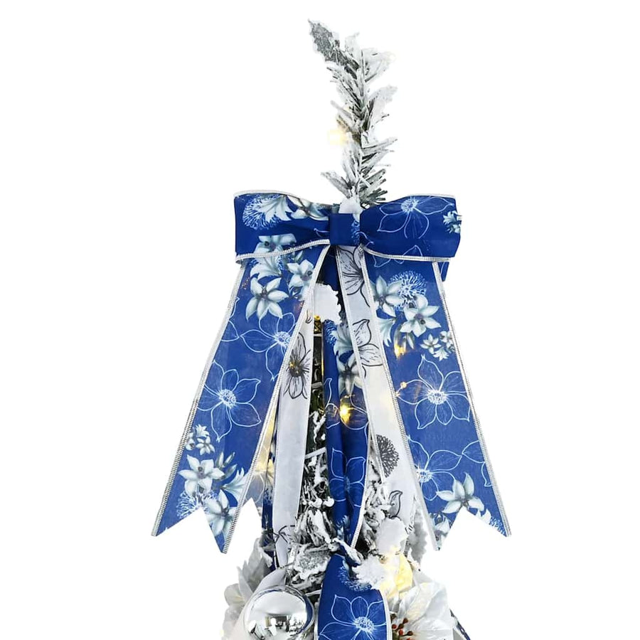 Kunstkerstboom met 50 LED met standaard Groen 120 cm PVC