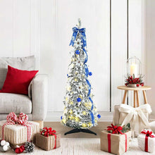 Kunstkerstboom met 50 LED met standaard Groen 120 cm PVC