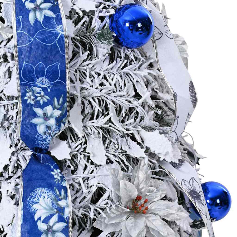 Kunstkerstboom met 100 LED met standaard Groen 150 cm PVC