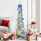 Kunstkerstboom 150 cm groen met 100 LED