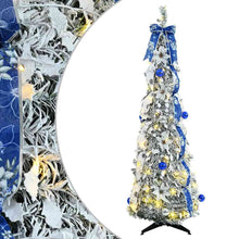 Kunstkerstboom met 100 LED met standaard Groen 150 cm PVC