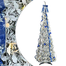 Kunstkerstboom met 200 LED met standaard Groen 210 cm PVC