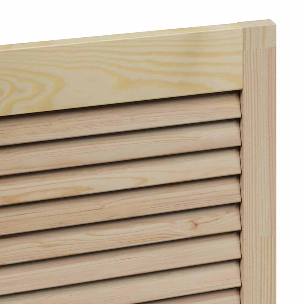 Kastdeuren 4 pcs Bruin 110 x 39.5 x 2.1 cm Massief grenenhout