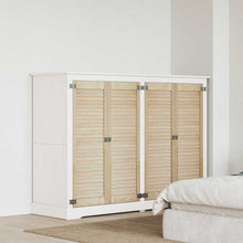 Kastdeuren 4 pcs Bruin 110 x 39.5 x 2.1 cm Massief grenenhout