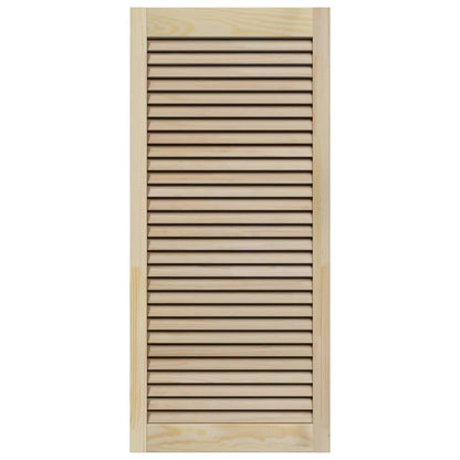 Kastdeuren 4 pcs Bruin 110 x 49.5 x 2.1 cm Massief grenenhout