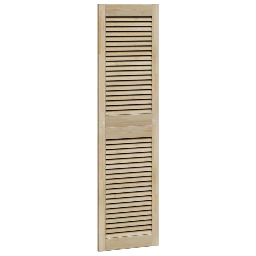 Kastdeuren 4 pcs Bruin 140.5 x 39.5 x 2.1 cm Massief grenenhout