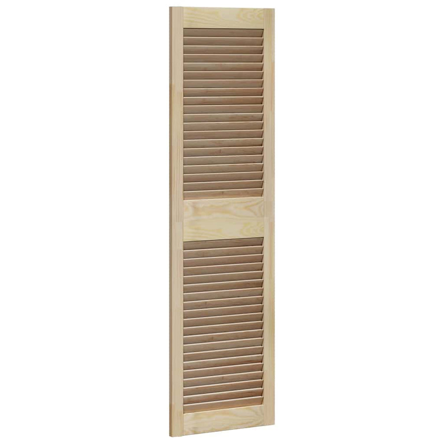 Kastdeuren 4 pcs Bruin 140.5 x 39.5 x 2.1 cm Massief grenenhout