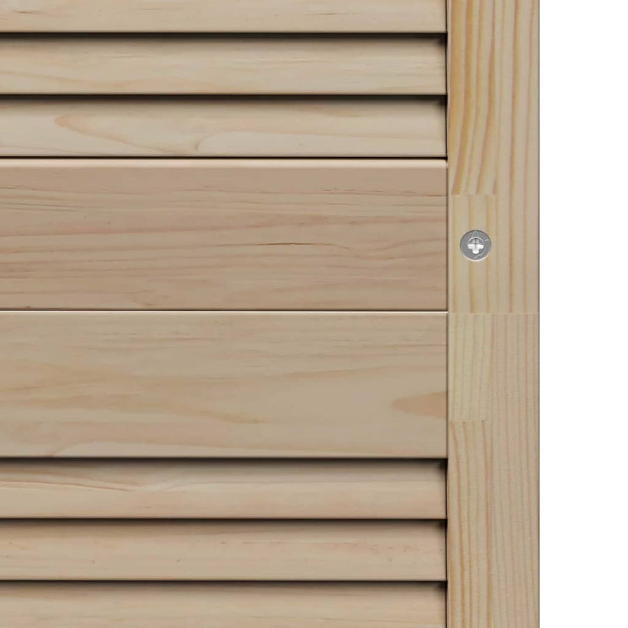 Kastdeuren 4 pcs Bruin 140.5 x 49.5 x 2.1 cm Massief grenenhout