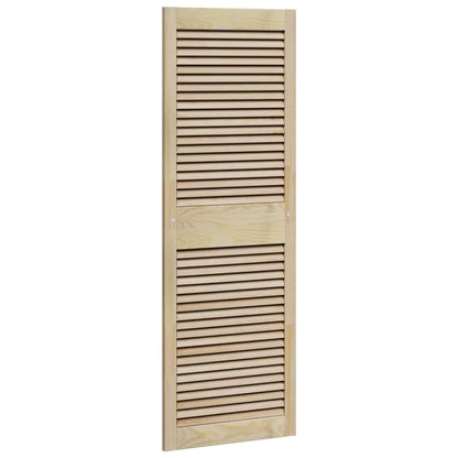 Kastdeuren 4 pcs Bruin 140.5 x 49.5 x 2.1 cm Massief grenenhout
