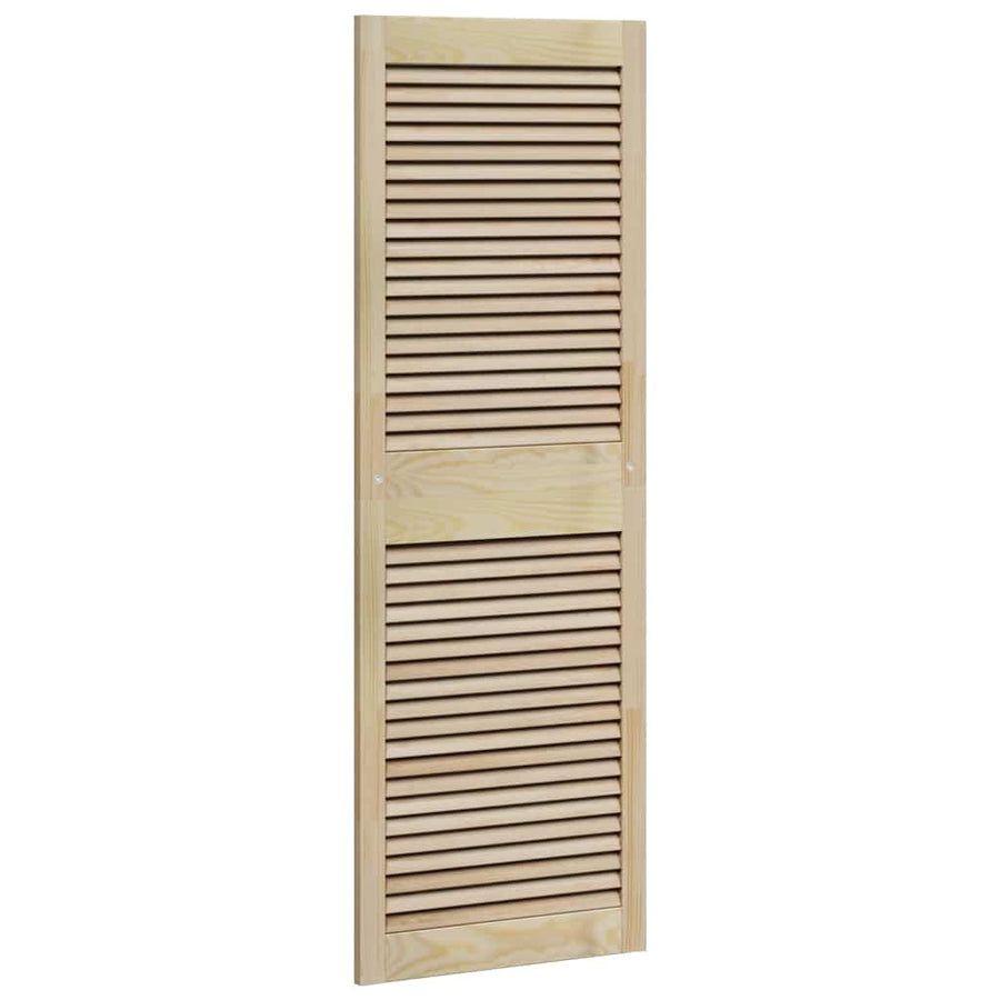 Kastdeuren 4 pcs Bruin 140.5 x 49.5 x 2.1 cm Massief grenenhout