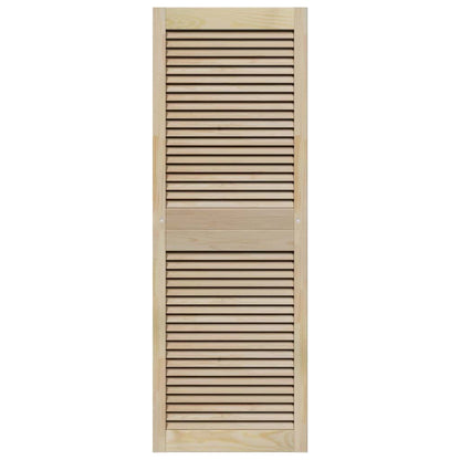 Kastdeuren 4 pcs Bruin 140.5 x 49.5 x 2.1 cm Massief grenenhout