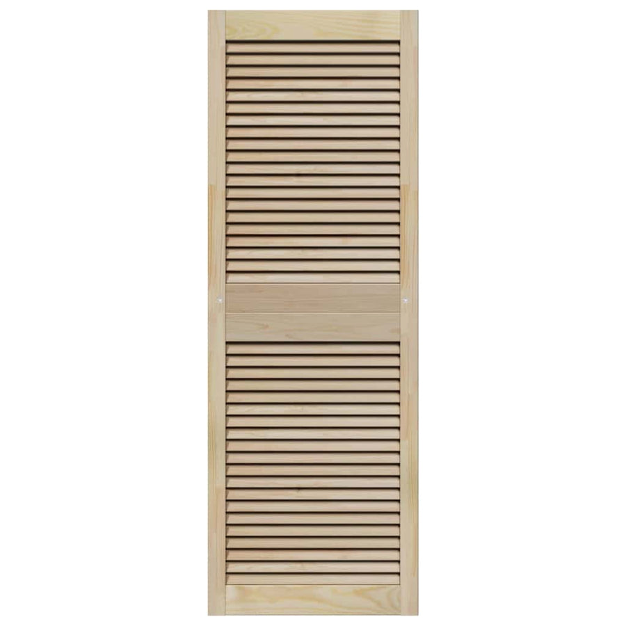 Kastdeuren 4 pcs Bruin 140.5 x 49.5 x 2.1 cm Massief grenenhout