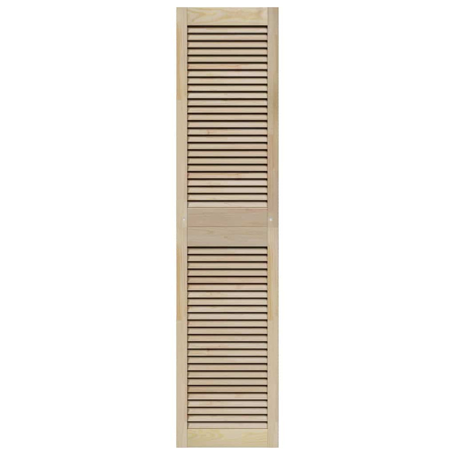 Kastdeuren 4 pcs Bruin 170 x 39.5 x 2.1 cm Massief grenenhout