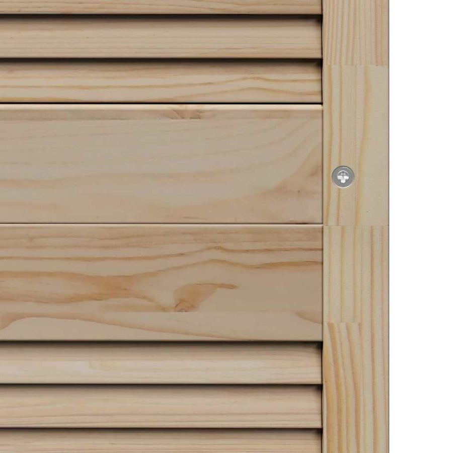 Kastdeuren 4 pcs Bruin 170 x 49.5 x 2.1 cm Massief grenenhout