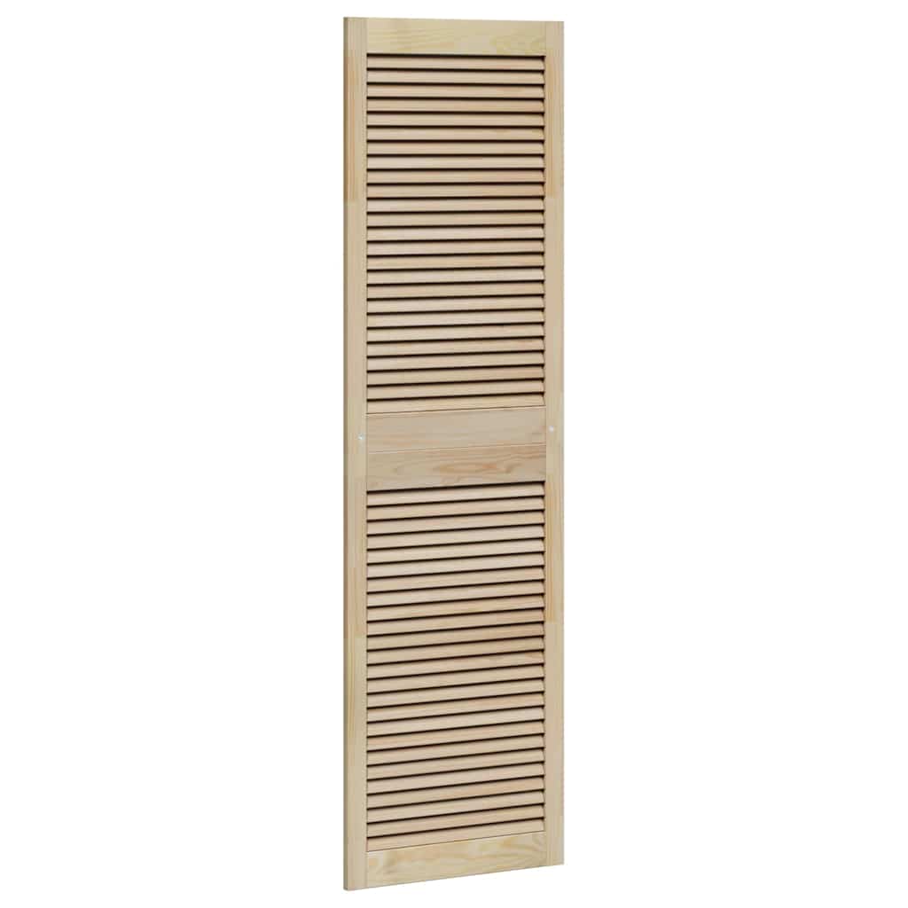 Kastdeuren 4 pcs Bruin 170 x 49.5 x 2.1 cm Massief grenenhout