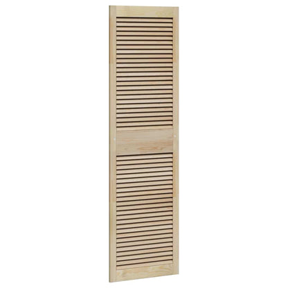Kastdeuren 4 pcs Bruin 170 x 49.5 x 2.1 cm Massief grenenhout