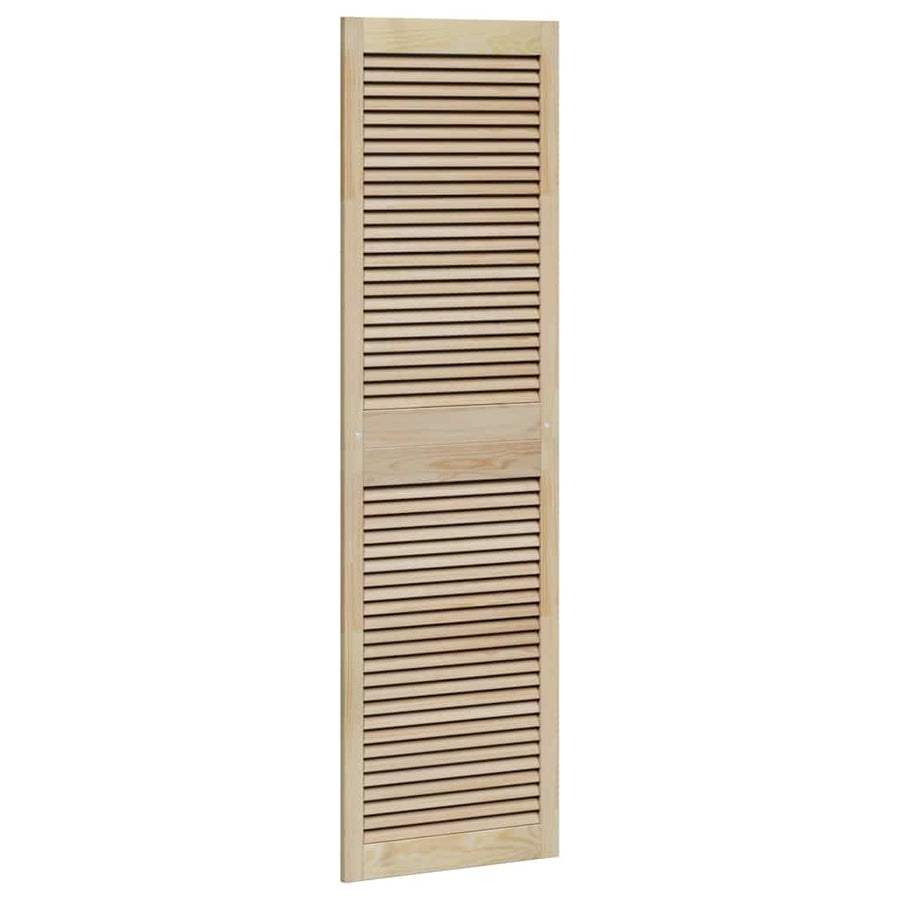 Kastdeuren 4 pcs Bruin 170 x 49.5 x 2.1 cm Massief grenenhout