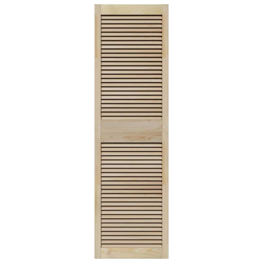 Kastdeuren 4 pcs Bruin 170 x 49.5 x 2.1 cm Massief grenenhout