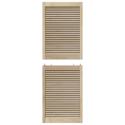 Kastdeur 4 pcs Naturel 170 x 2,1 x 59,5 cm Massief grenenhout