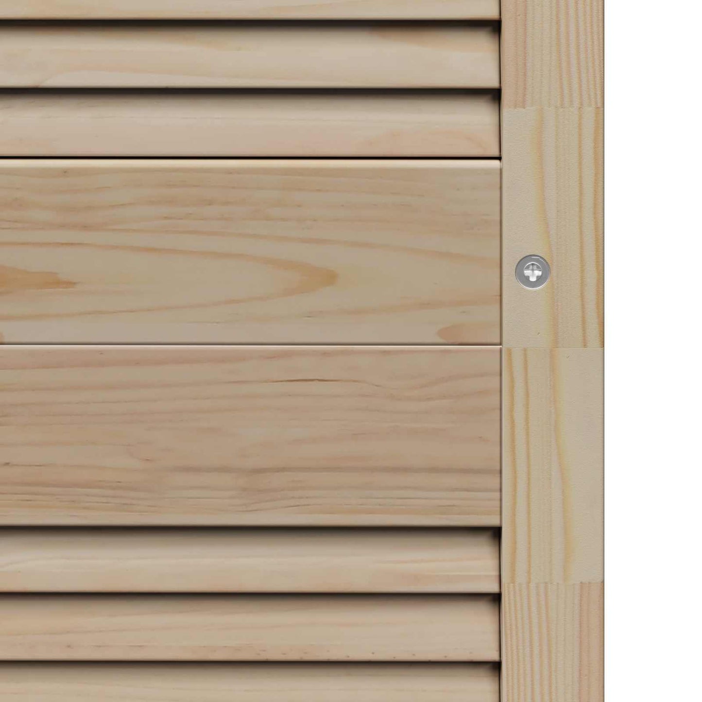 Kastdeur 4 pcs Naturel 170 x 2,1 x 59,5 cm Massief grenenhout