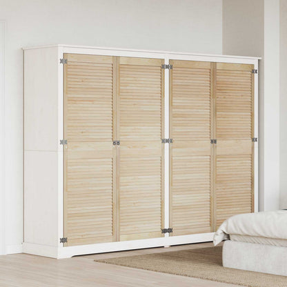 Kastdeur 4 pcs Naturel 170 x 2,1 x 59,5 cm Massief grenenhout