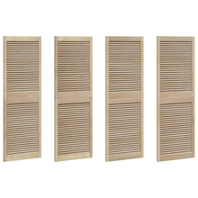 Kastdeur 4 pcs Naturel 170 x 2,1 x 59,5 cm Massief grenenhout