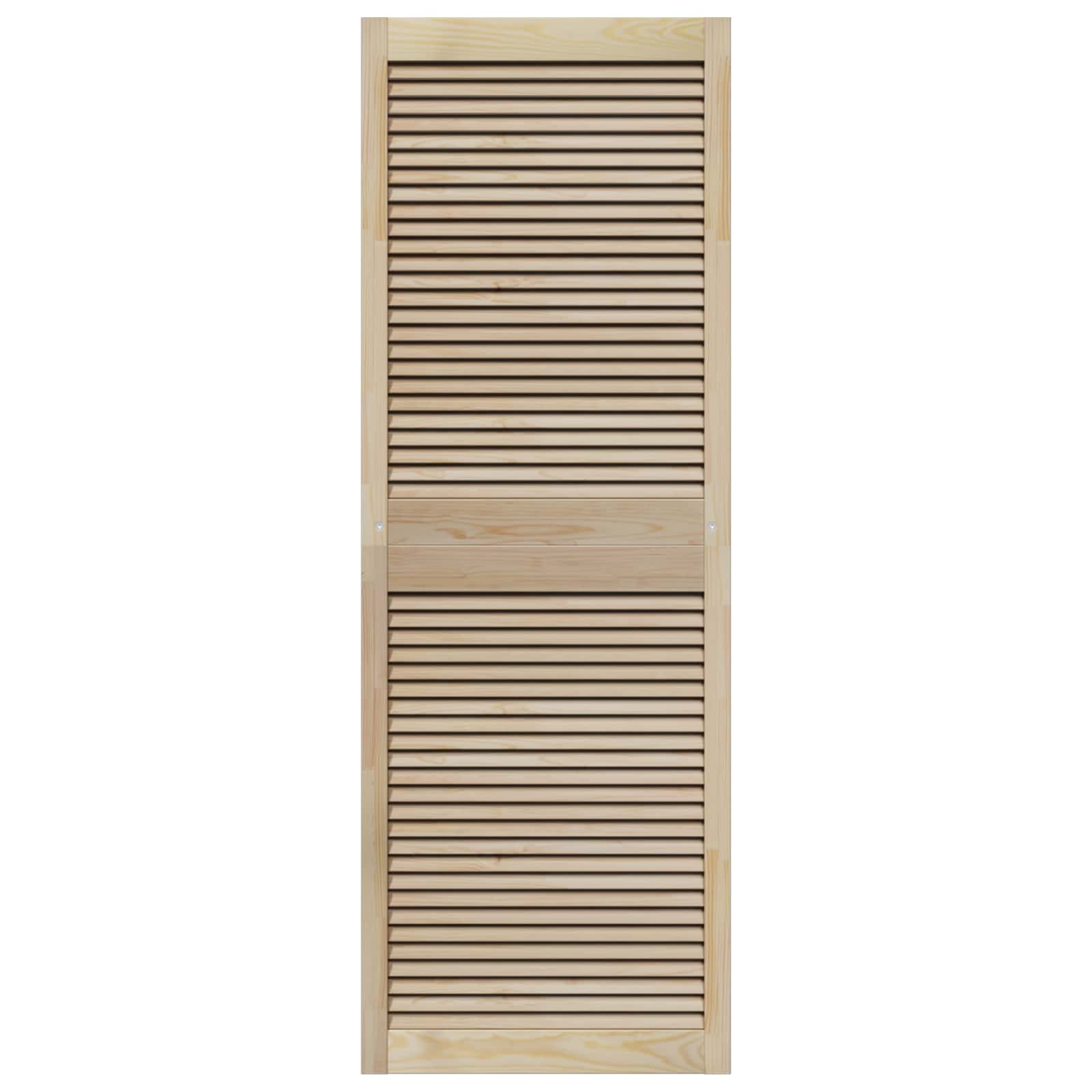 Kastdeur 4 pcs Naturel 170 x 2,1 x 59,5 cm Massief grenenhout