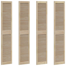Kastdeur 4 pcs Naturel 201 x 2,1 x 39,5 cm Massief grenenhout