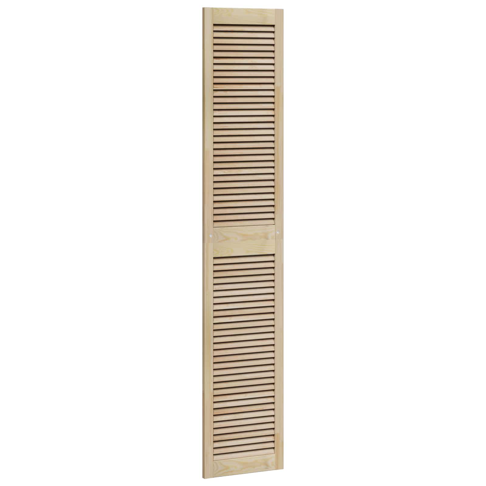 Kastdeur 4 pcs Naturel 201 x 2,1 x 39,5 cm Massief grenenhout