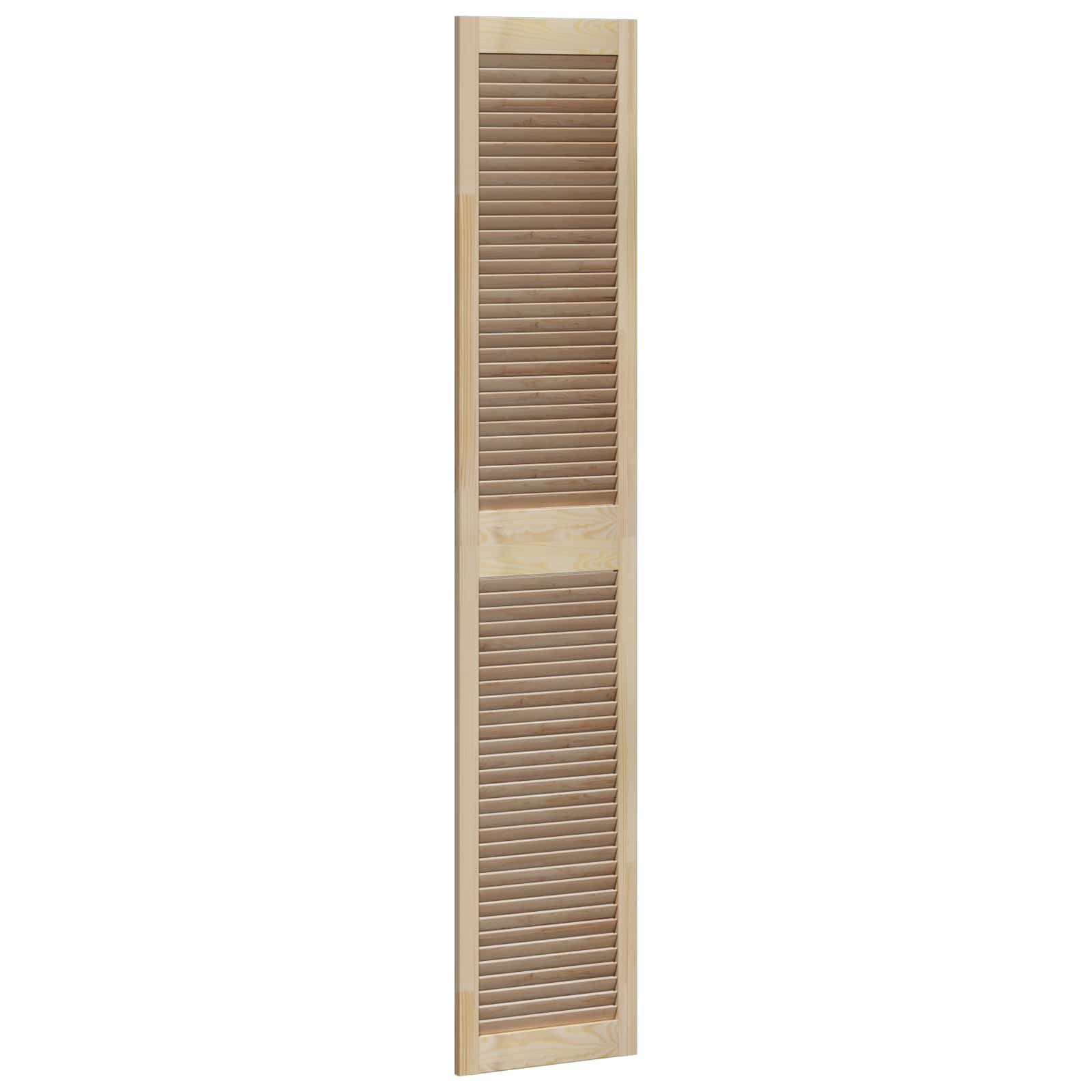 Kastdeur 4 pcs Naturel 201 x 2,1 x 39,5 cm Massief grenenhout