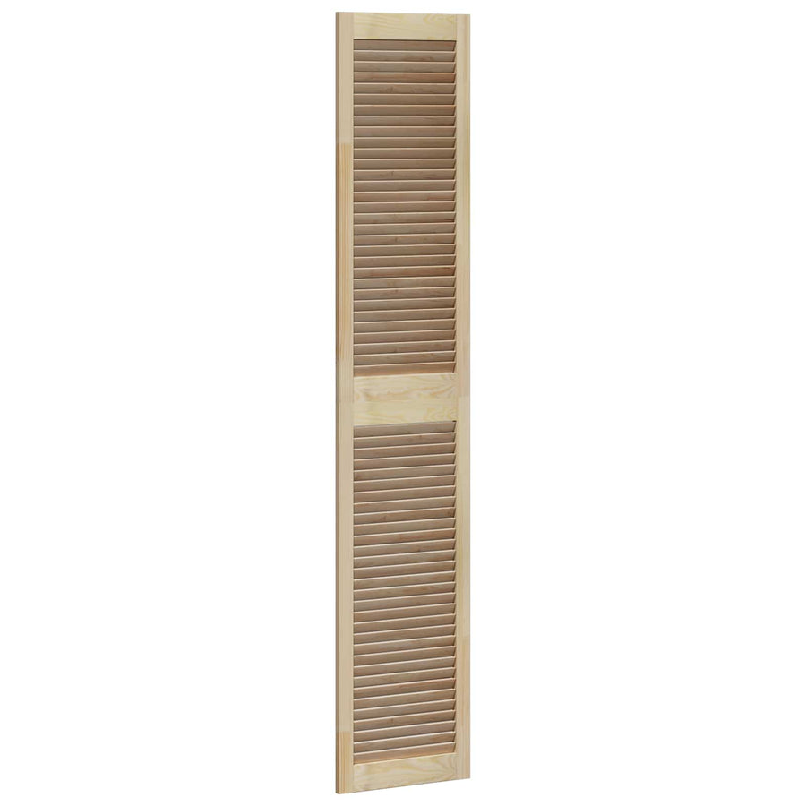 Kastdeur 4 pcs Naturel 201 x 2,1 x 39,5 cm Massief grenenhout