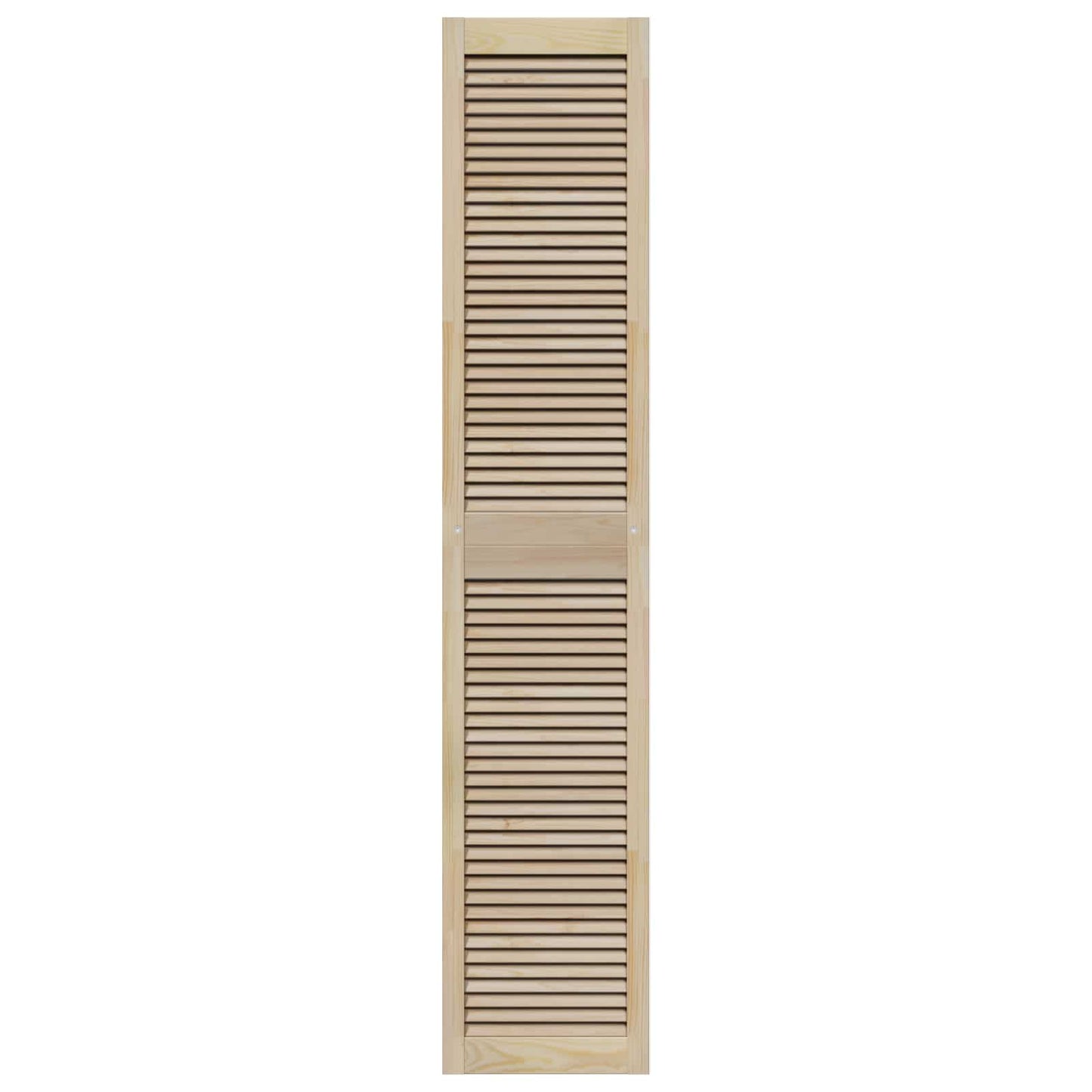 Kastdeur 4 pcs Naturel 201 x 2,1 x 39,5 cm Massief grenenhout