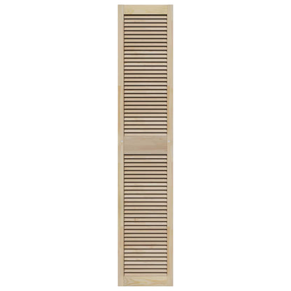 Kastdeur 4 pcs Naturel 201 x 2,1 x 39,5 cm Massief grenenhout