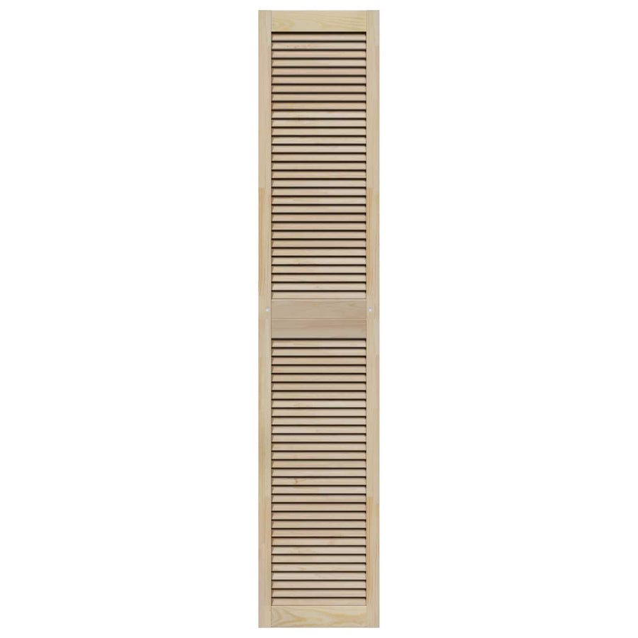 Kastdeur 4 pcs Naturel 201 x 2,1 x 39,5 cm Massief grenenhout