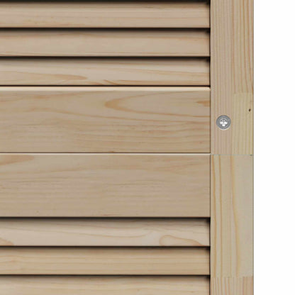 Kastdeur 4 pcs Naturel 201 x 2,1 x 49,5 cm Massief grenenhout
