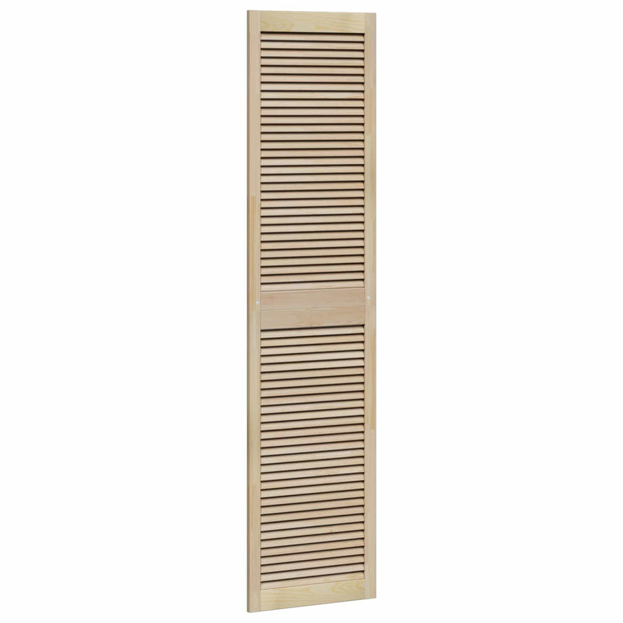 Kastdeur 4 pcs Naturel 201 x 2,1 x 49,5 cm Massief grenenhout