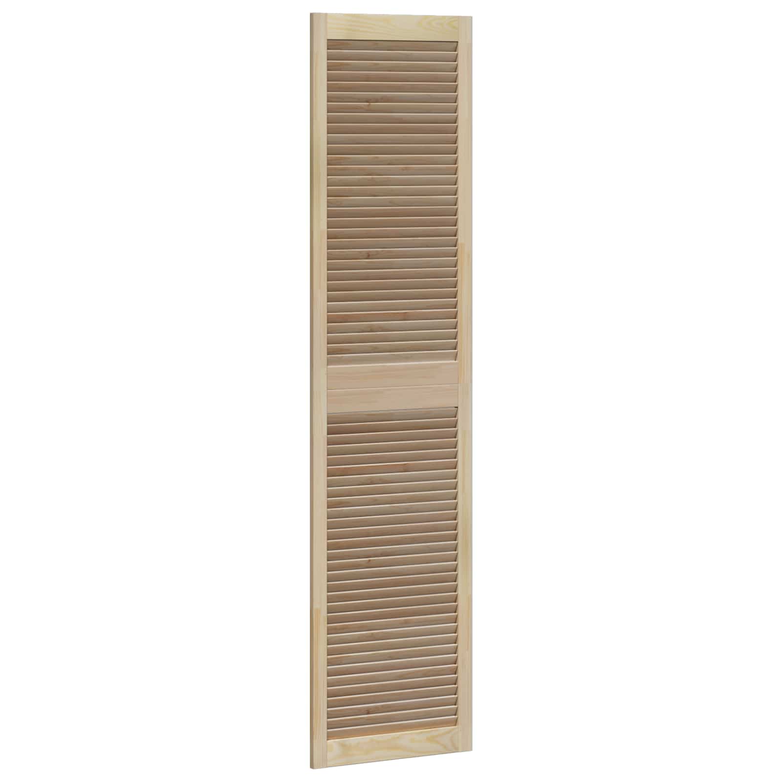 Kastdeur 4 pcs Naturel 201 x 2,1 x 49,5 cm Massief grenenhout