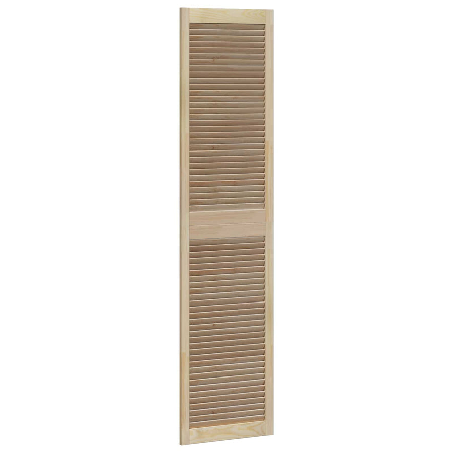 Kastdeur 4 pcs Naturel 201 x 2,1 x 49,5 cm Massief grenenhout