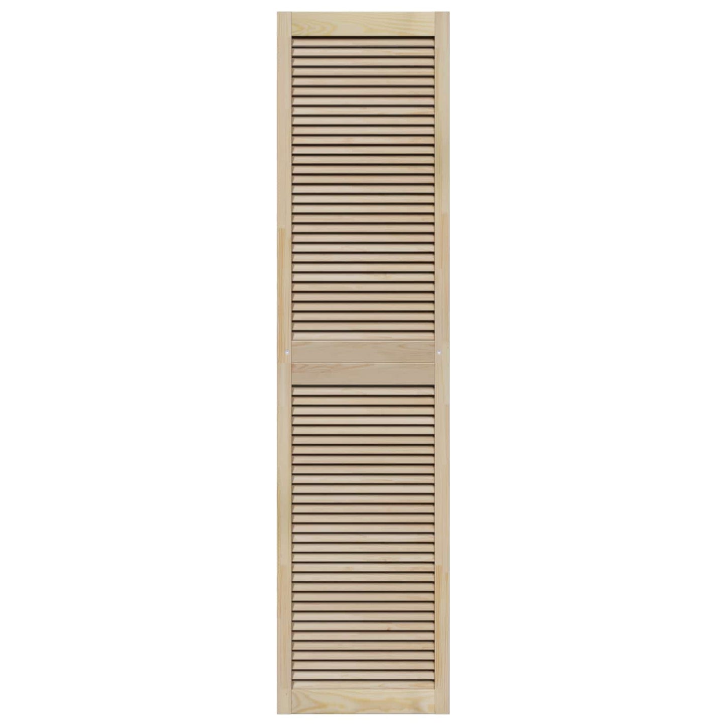 Kastdeur 4 pcs Naturel 201 x 2,1 x 49,5 cm Massief grenenhout